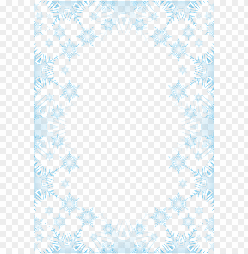 winter wonderland border