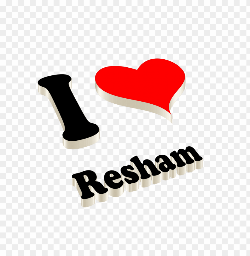 resham happy birthday name logo PNG image with no background - Image ID 37884