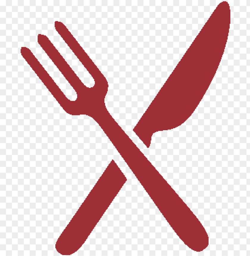 Restaurant Icons Colored Food Fork And Knife Png Image With - transparent roblox knife png
