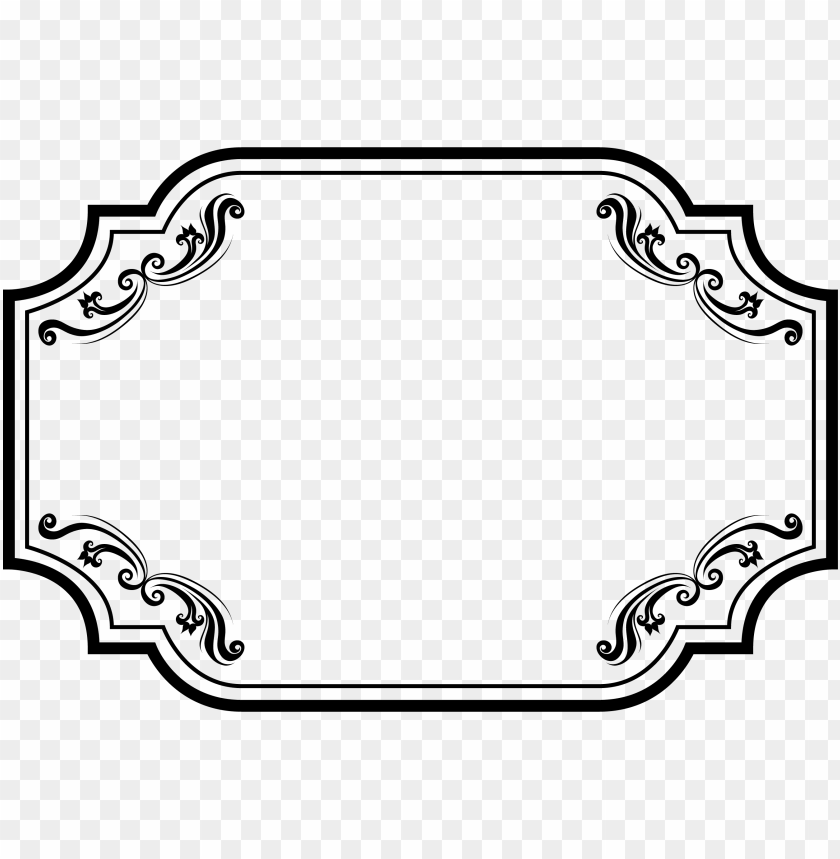 Results For Simple Vintage Frame Vector Free Download Black