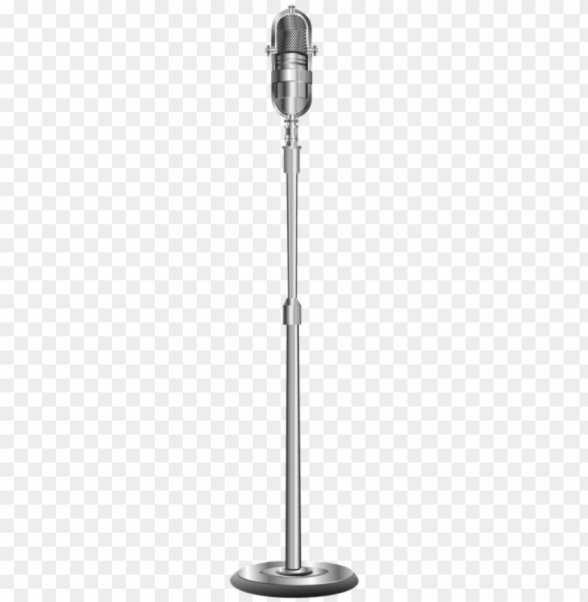 retro microphone PNG image with transparent background - Image ID 55701