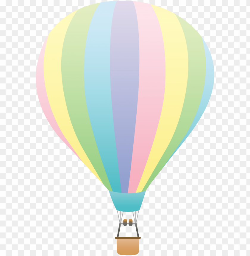 retty pastel balloons - cute hot air balloo PNG image with transparent background@toppng.com