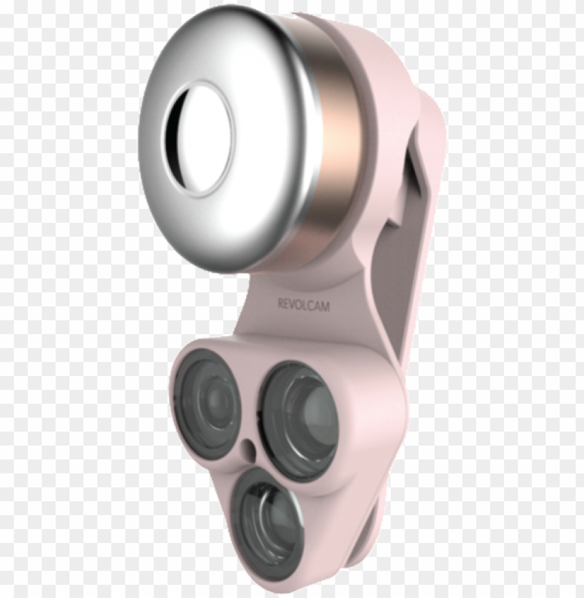 revolcam in flamingo with rose gold light camera lens PNG transparent with Clear Background ID 443247