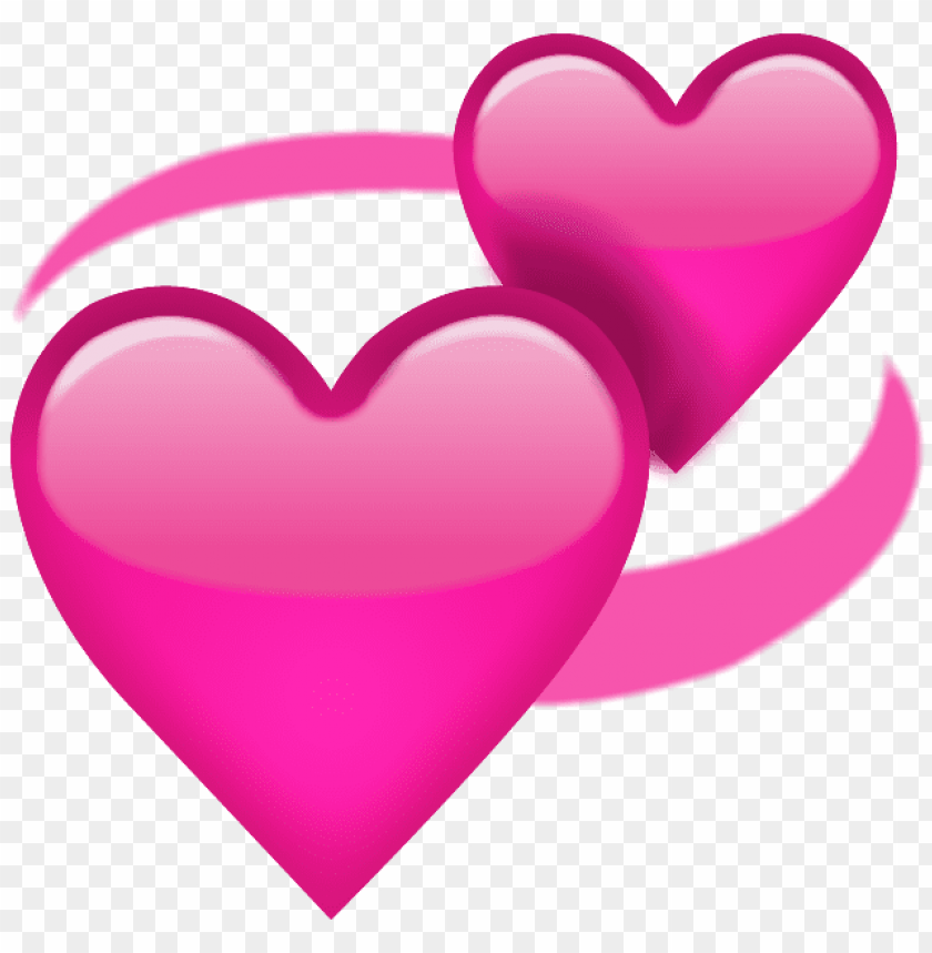 revolving, pink, hearts, emoji, png