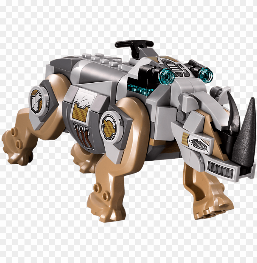 Rhino Face Off By The Mine Mecha Rhino PNG Image With Transparent Background