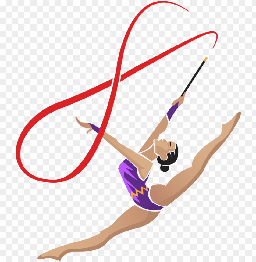 USA Ribbon Rhythmic Gymnastics Lapel Pin CREATIVE CUTOUT DESIGN 