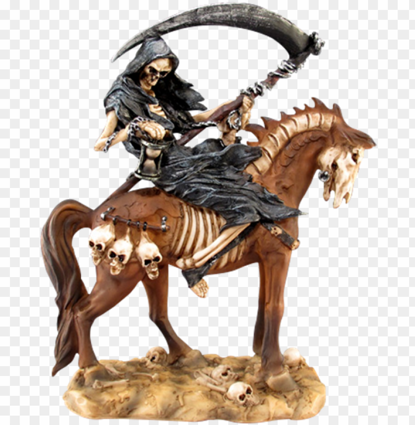 business, horse head, skull, animal, grim reaper, unicorn, scythe