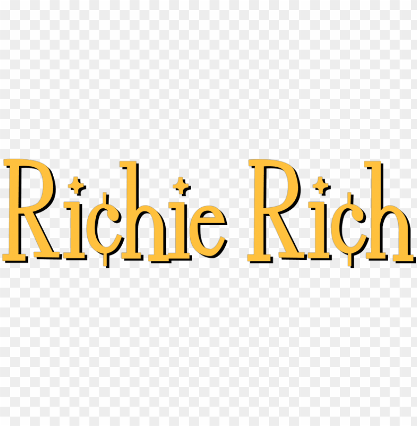 richie rich movie logo - richie rich cartoon logo PNG image with  transparent background | TOPpng