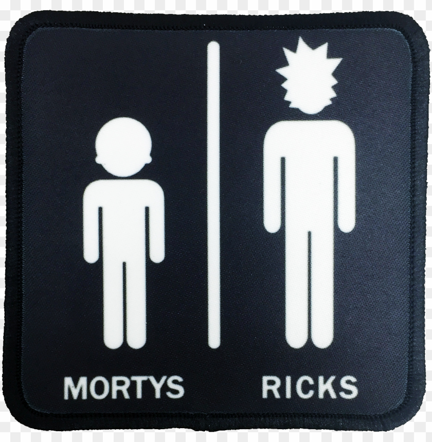 rick and morty iron on patch โลโก หองนำ PNG transparent with Clear Background ID 439851