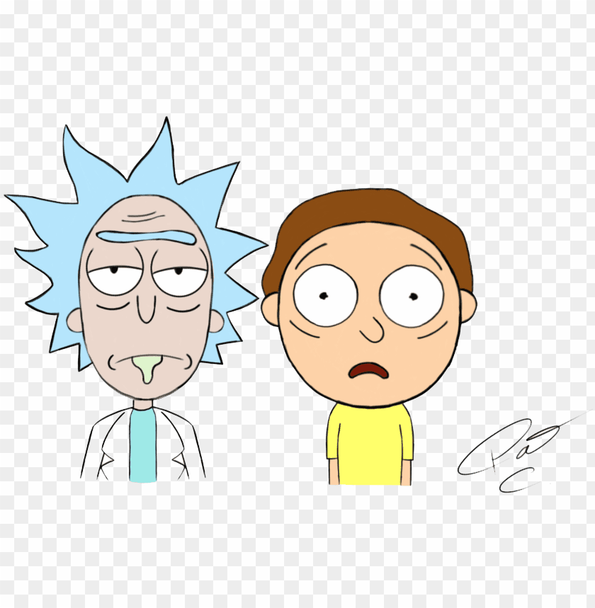 Rick And Morty Pic - Rick And Morty Portrait PNG Transparent Background