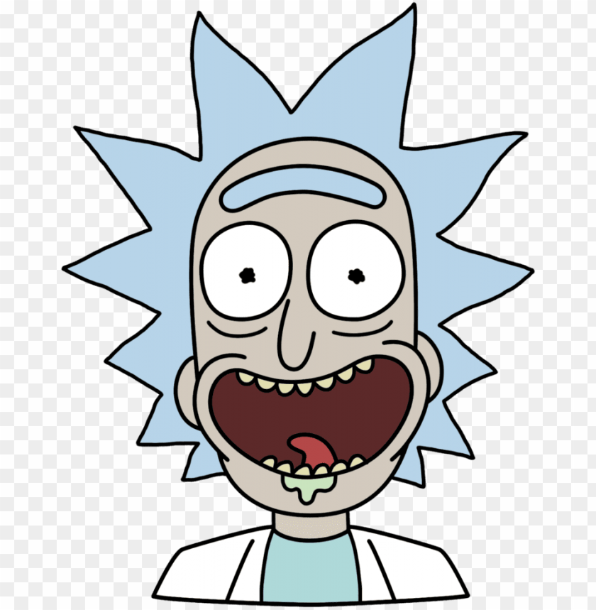 rickandmorty rickhappy1500 rick and morty rick face PNG transparent with Clear Background ID 171992