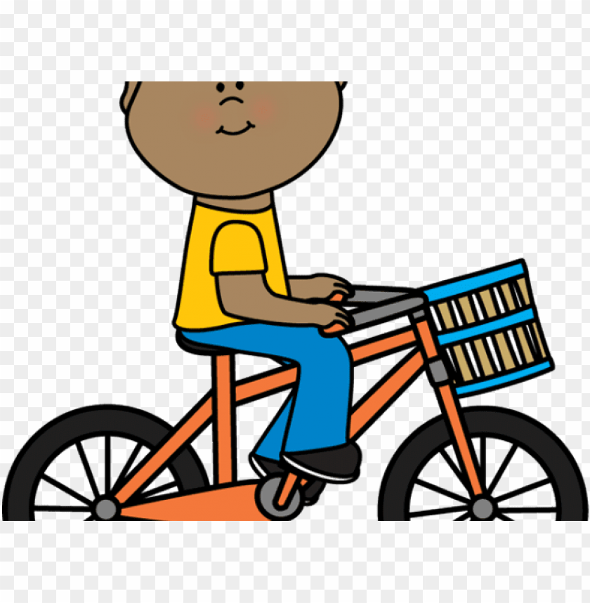 ride a bicycle cartoon PNG image with transparent background | TOPpng