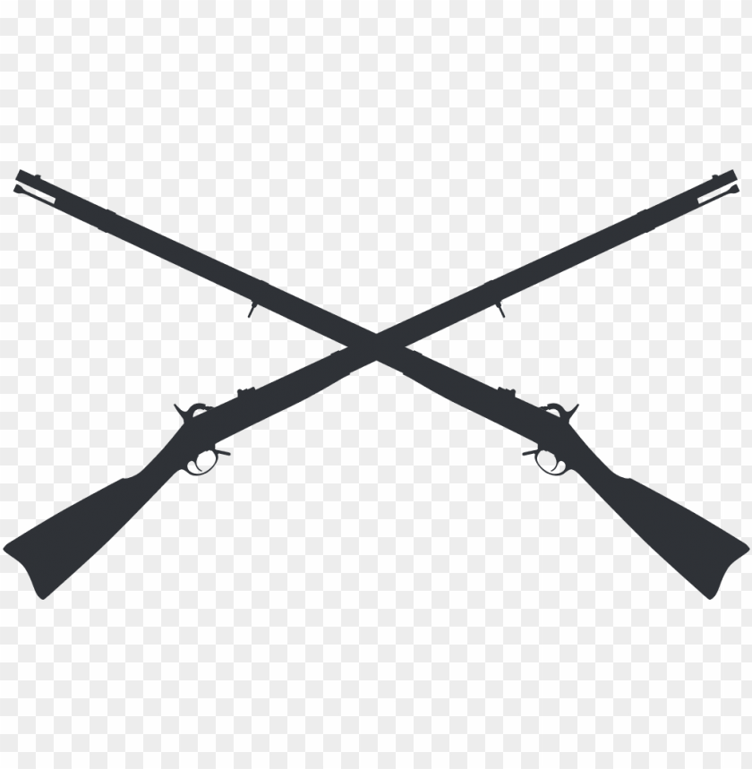 rifle clipart musket crossed guns PNG transparent with Clear Background ID 164677