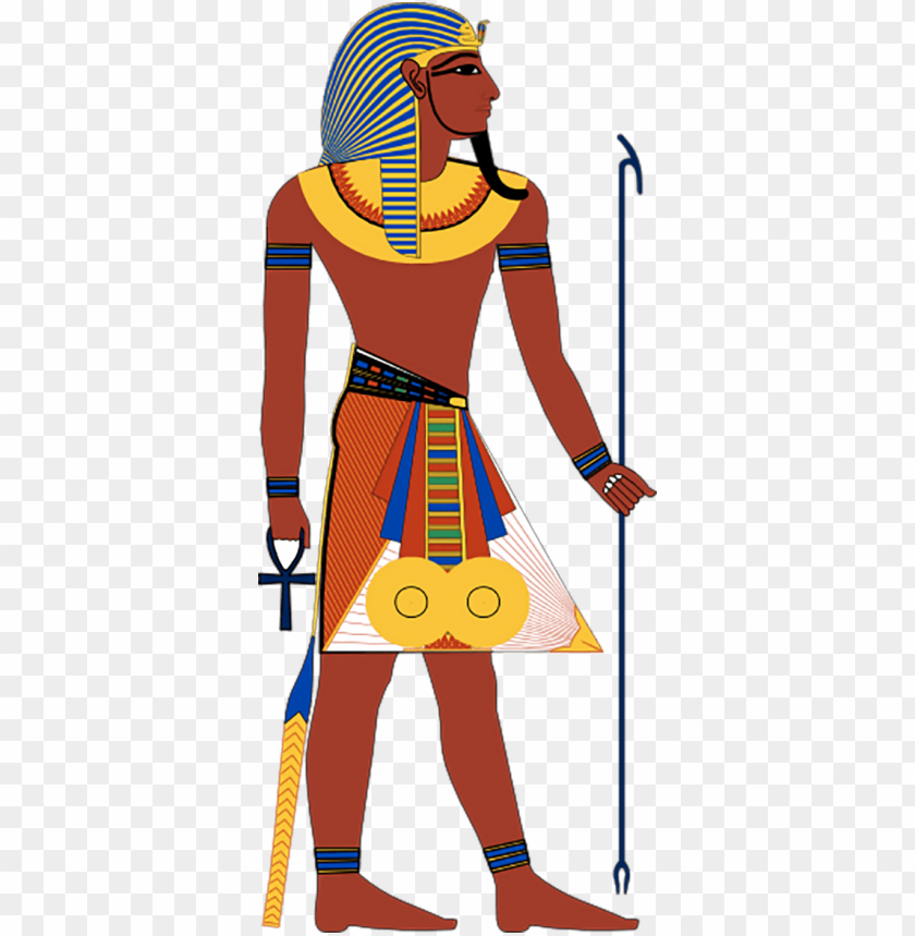 Transparent PNG Image Of Right Facing Pharaoh - Image ID 1386