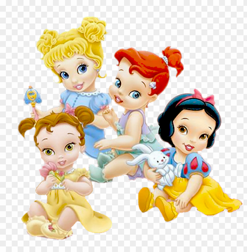 rincesas disney baby - disney cartoon baby princess PNG image with  transparent background | TOPpng