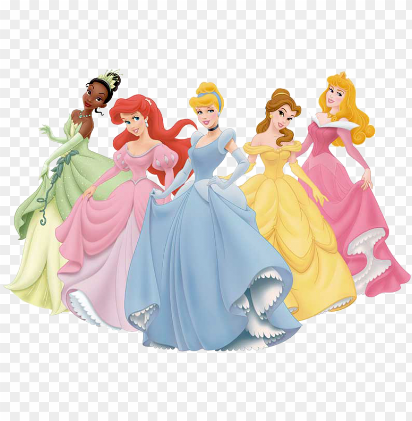 Disney Princesses Blank Invitation PNG Transparent Background