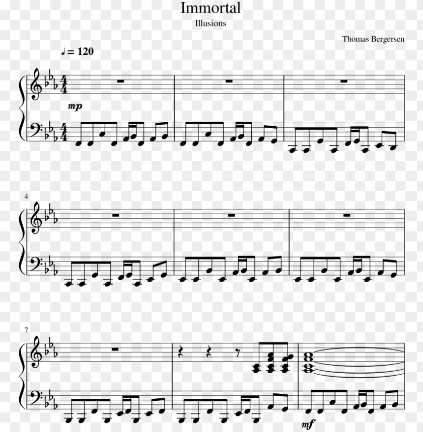 Rint Spider Man Ps4 Sheet Music PNG Transparent With Clear Background 