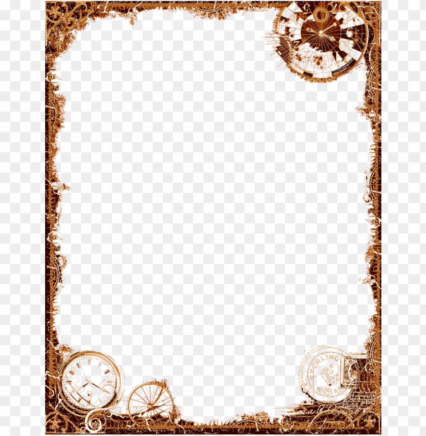 rintable frames, classic wallpaper, corner designs, - golden border hd PNG  image with transparent background | TOPpng