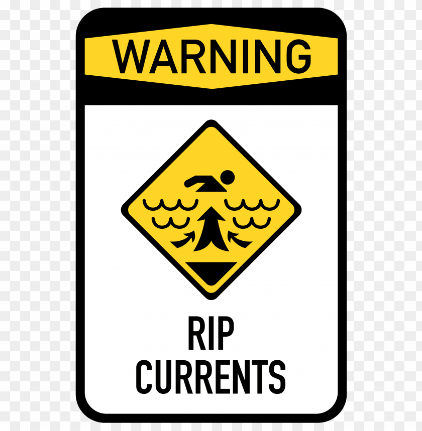 free PNG Download rip currents sign clipart png photo   PNG images transparent