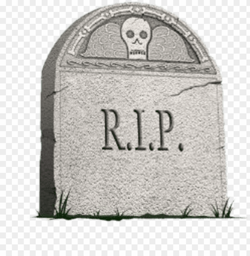 Rip Headstone Side View PNG Image With Transparent Background | TOPpng