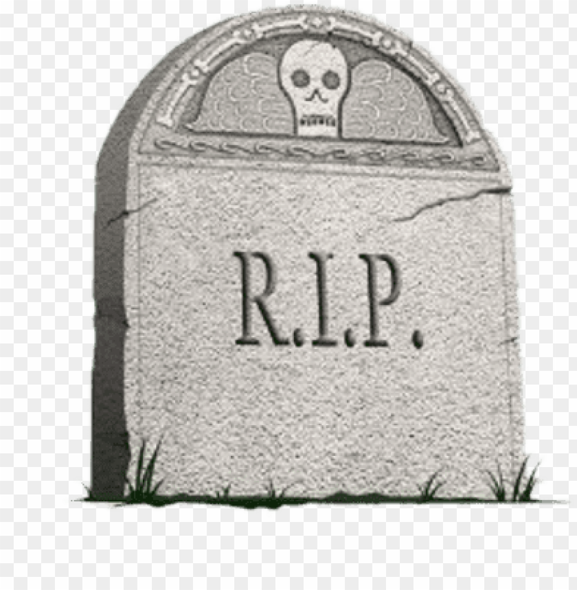 Gravestone Png Image - Transparent Rip Sign, Png Download - vhv