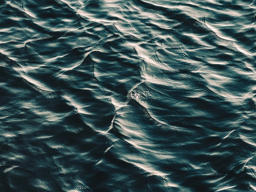 ripples, waves, surface, water