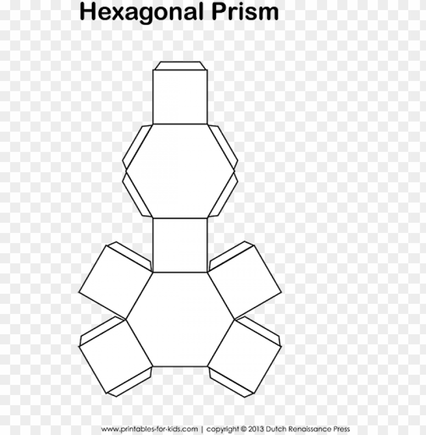 free PNG rism template packaging love pinterest d shapes - hexagon 3d shape template PNG image with transparent background PNG images transparent