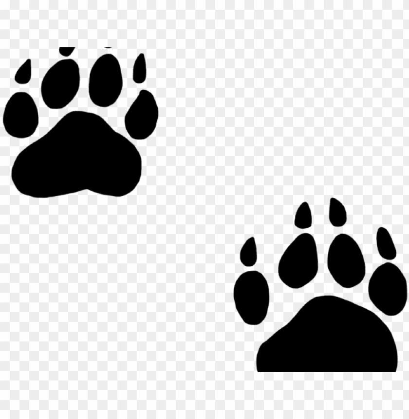 bear foot clipart