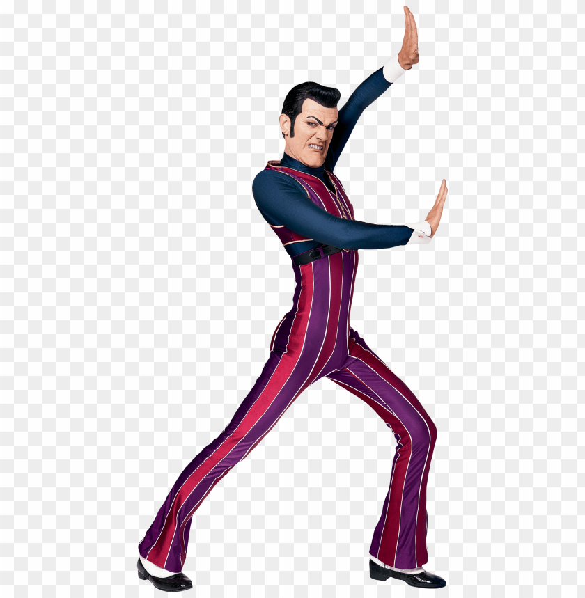 at the movies, cartoons, lazytown, robbie rotten trying to hold the wall, 