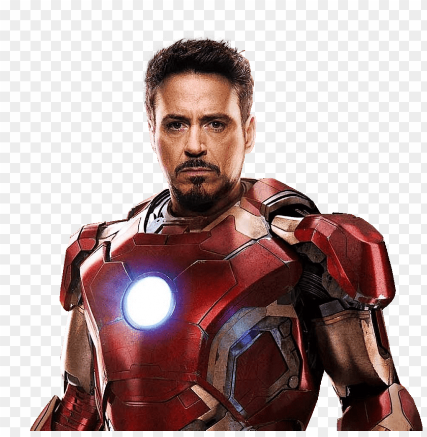 robert downey jr. iron man PNG image with transparent background | TOPpng