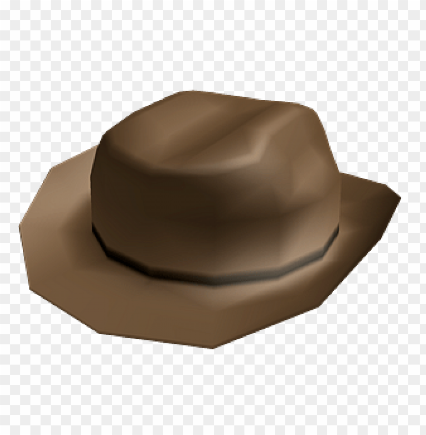 Roblox Brown Cowboy Hat Png Image With Transparent Background Toppng - roblox hat template