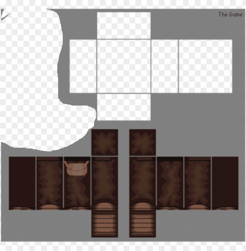 free PNG roblox brown pants template clipart robe t-shirt pants - roblox brown pants template PNG image with transparent background PNG images transparent