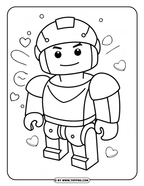 roblox coloring page, roblox character coloring page, roblox cartoon coloring,roblox, cartoon roblox, roblox sticker, printable Roblox Coloring Page