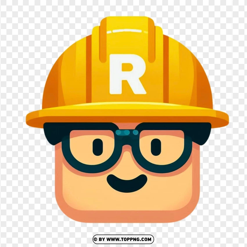 Roblox face png, Builder Smile, robolx character,illustration,  isolated,  game,  design