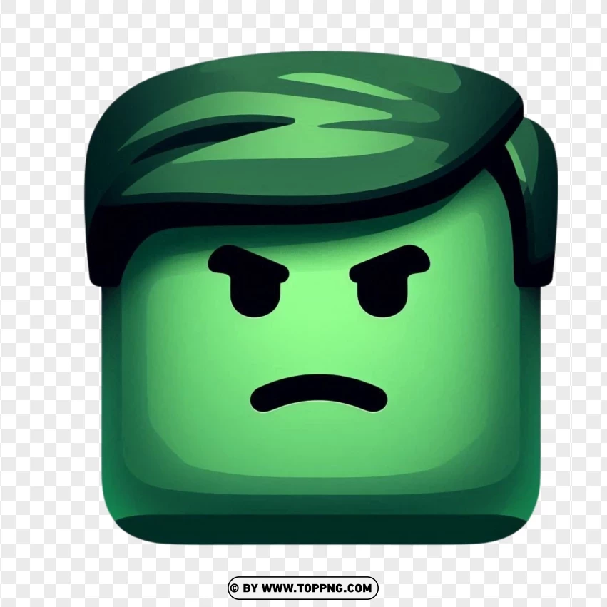 Green Blank, roblox face png, robolx character,illustration,  isolated,  game,  design