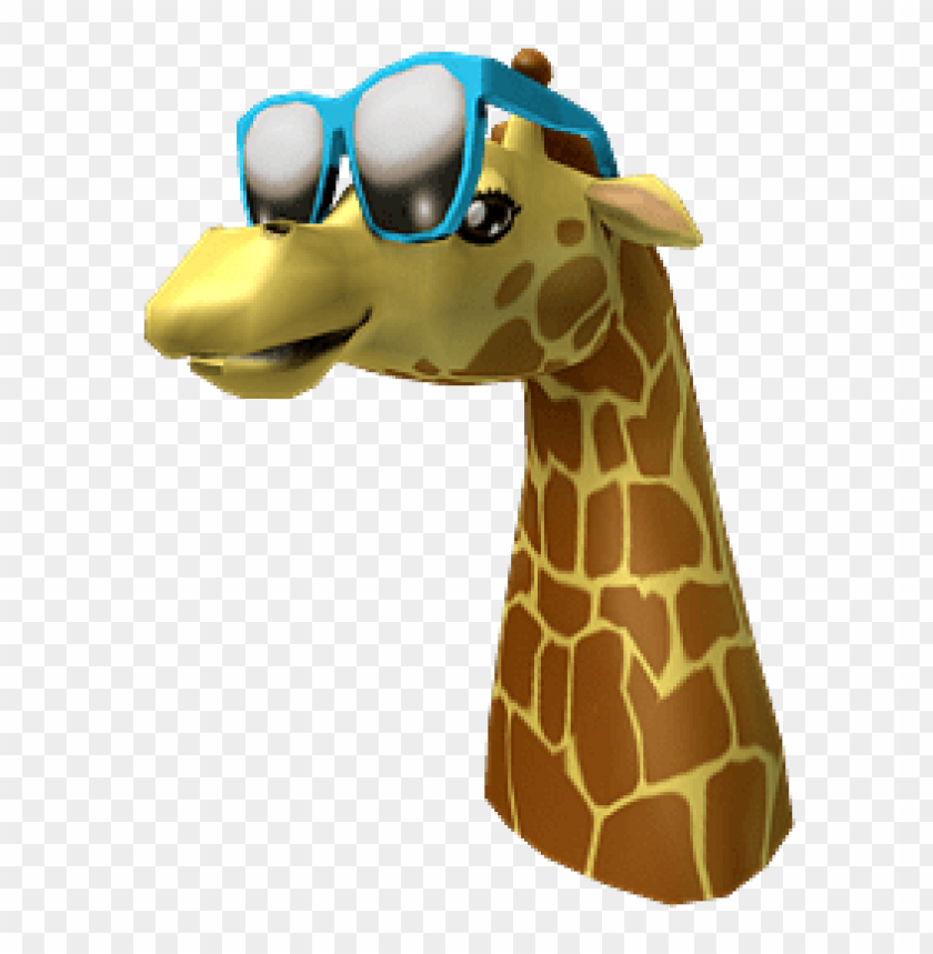 Roblox Giraffe With Sunglasses Png Image With Transparent Background Toppng - roblox long neck head