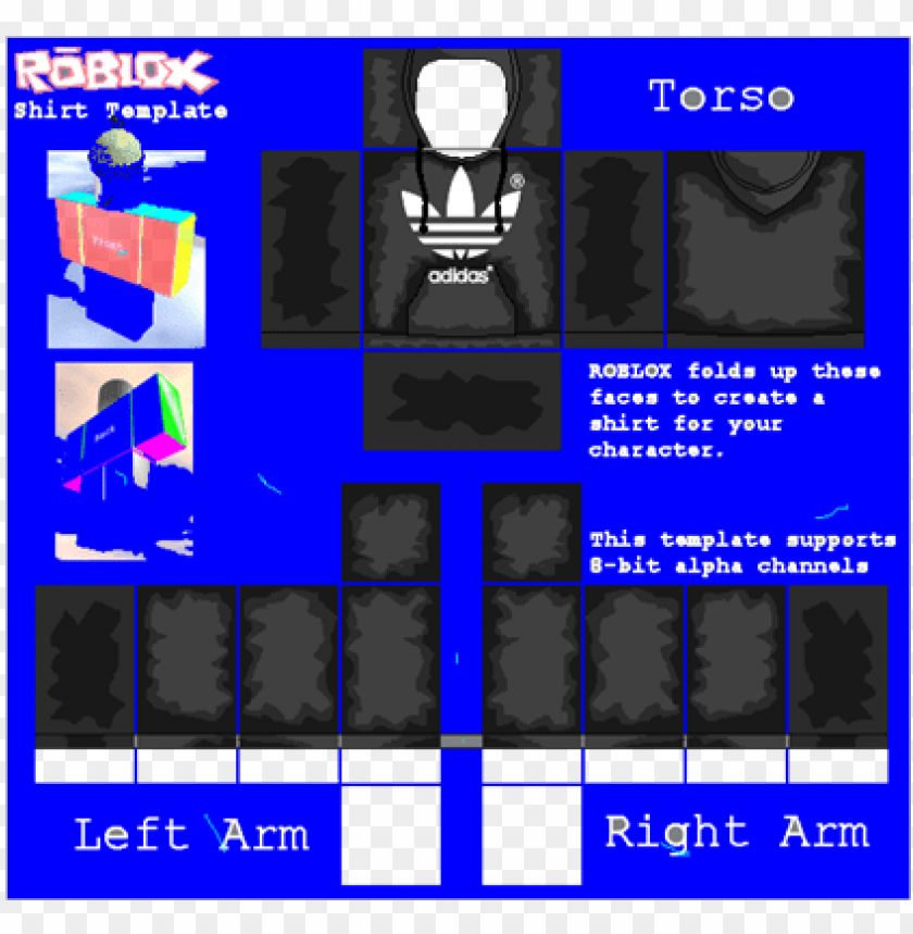 Cool Roblox Shirt Template PNG Image Transparent Background