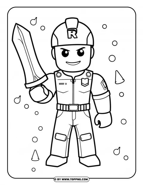 roblox coloring page,roblox character coloring page,roblox cartoon coloring,roblox, cartoon roblox, roblox sticker, printable Roblox Coloring Page