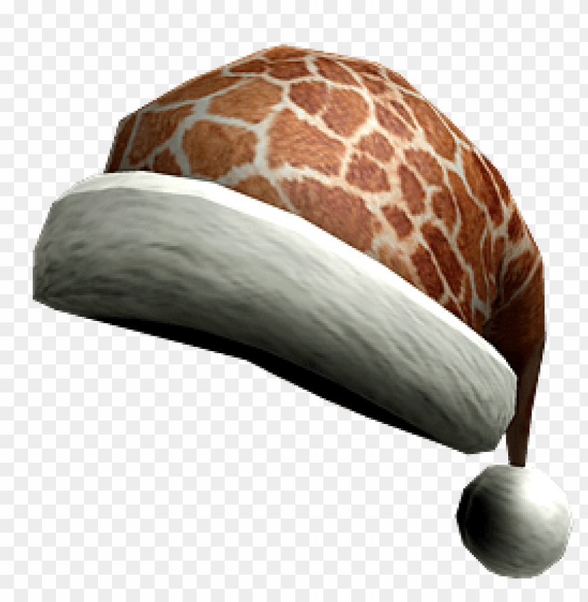 Roblox Santa Hat With Giraffe Print Png Image With Transparent Background Toppng - roblox giraffe head