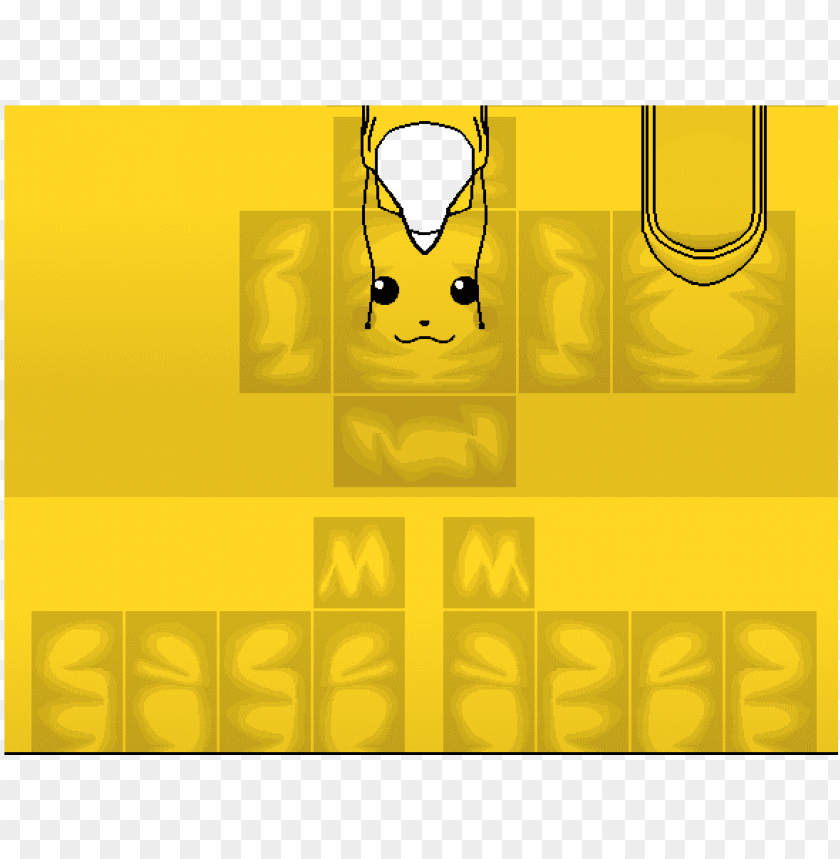 Roblox Shirt Template 16490 Roblox Pikachu Hoodie Template PNG Image With Transparent Background@toppng.com