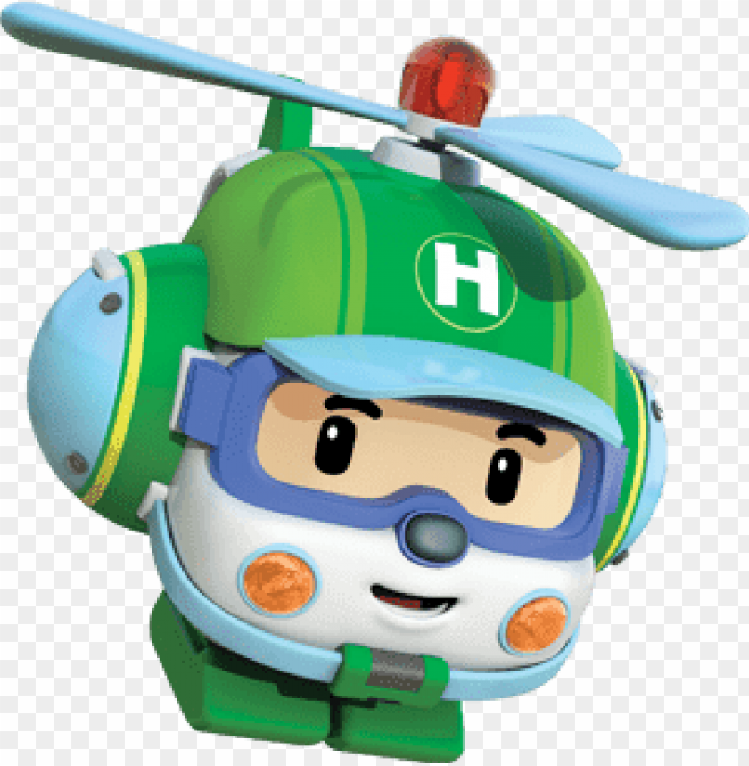 Download robocar poli character helly the helpter clipart png photo  @toppng.com