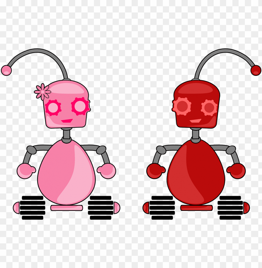 robot couple 1087699 1280 valentines day for bff PNG transparent with Clear Background ID 356598