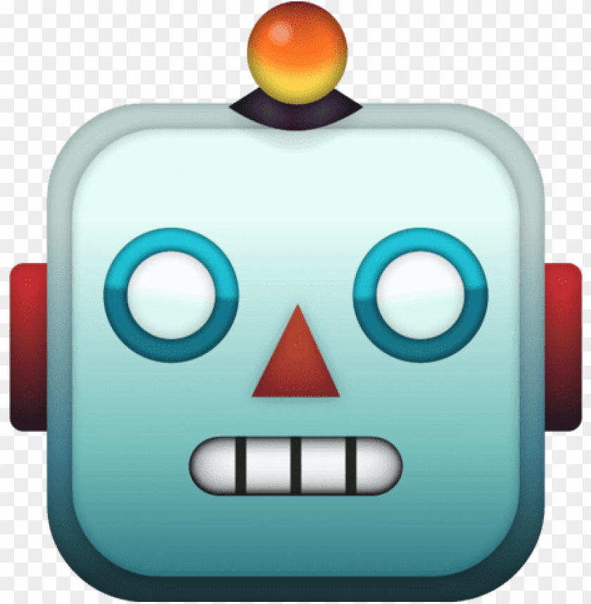 robot, emoji, png, transparent, background
