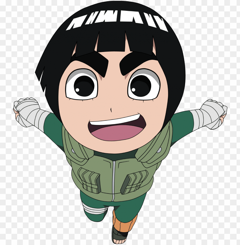 free PNG rock lee full body - naruto rock lee chibi PNG image with transparent background PNG images transparent