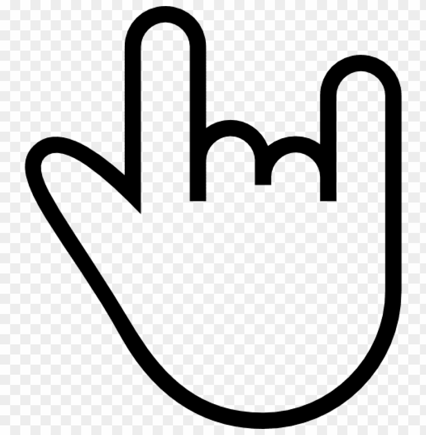 free PNG rock n roll hand sign PNG image with transparent background PNG images transparent