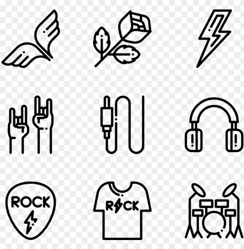 free PNG rock & roll 40 icons - hip hop icon png - Free PNG Images PNG images transparent