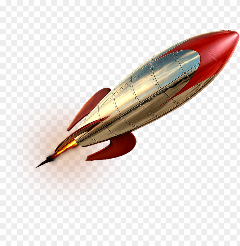 vintage rocket clipart image