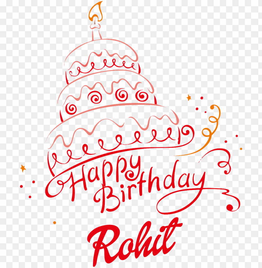 free PNG rohit happy birthday vector cake name png - happy birthday ronak cake PNG image with transparent background PNG images transparent