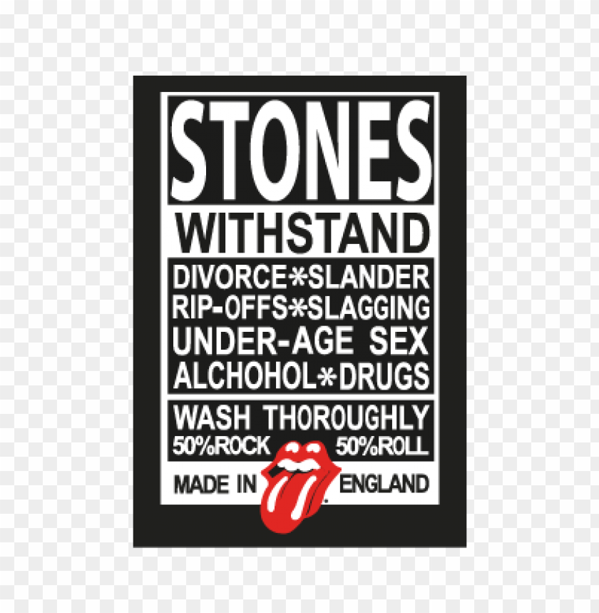  rolling stones made in england vector logo free - 464044