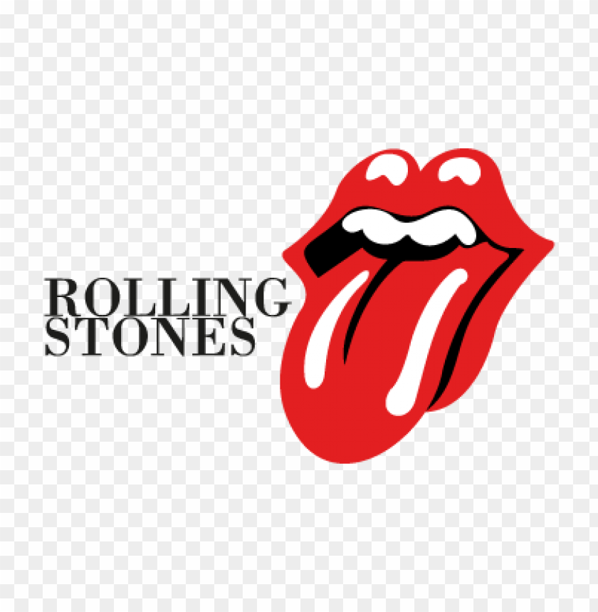  rolling stones music vector logo free - 464119